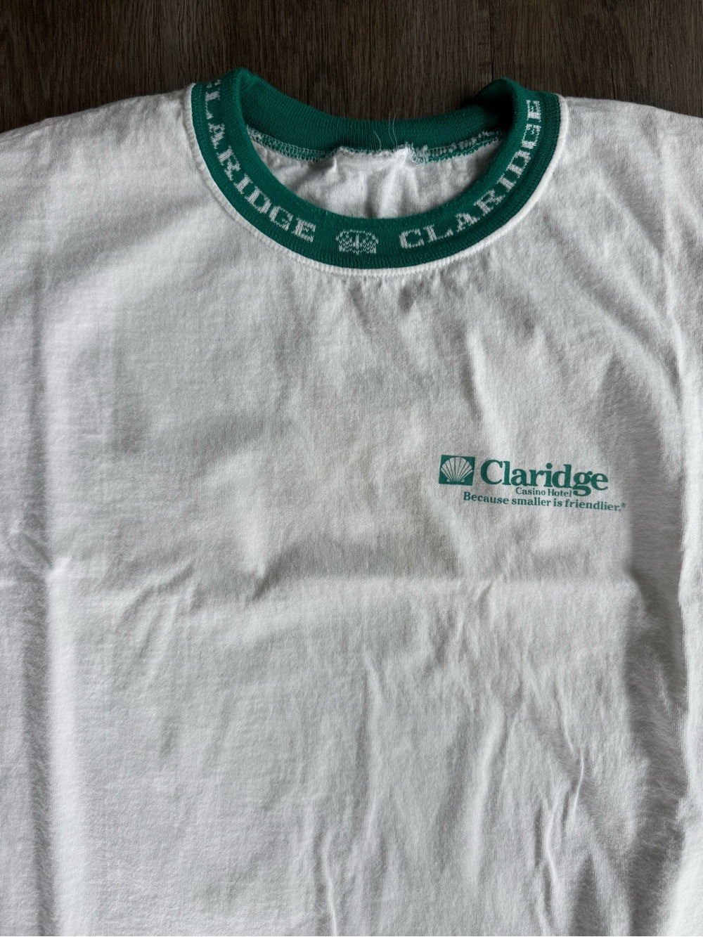 Vintage Claridge Casino Hotel Atlantic City T-Shirt - size XLarge single stitch - Picture 2 of 4